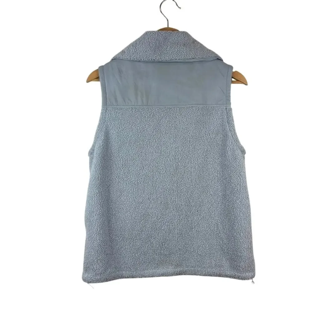 Under Armour Teddy Fleece Vest Baby Blue Full Zip Women’s S Gorpcore